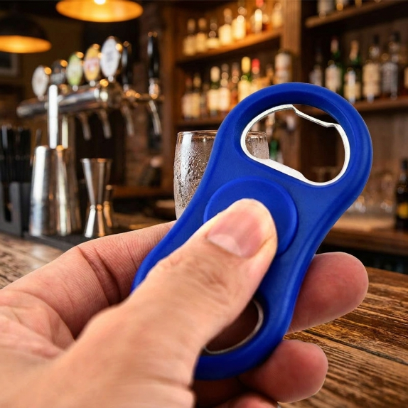 Rotatable Decompression Double-hole Bottle Opener